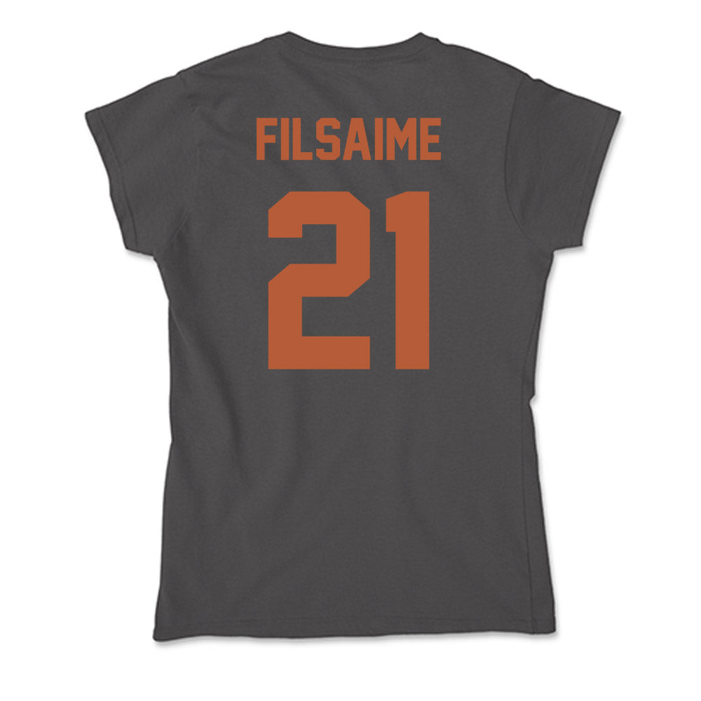 Texas - NCAA Football : Xavier Filsaime - Soft Style Women’s T-Shirt-1