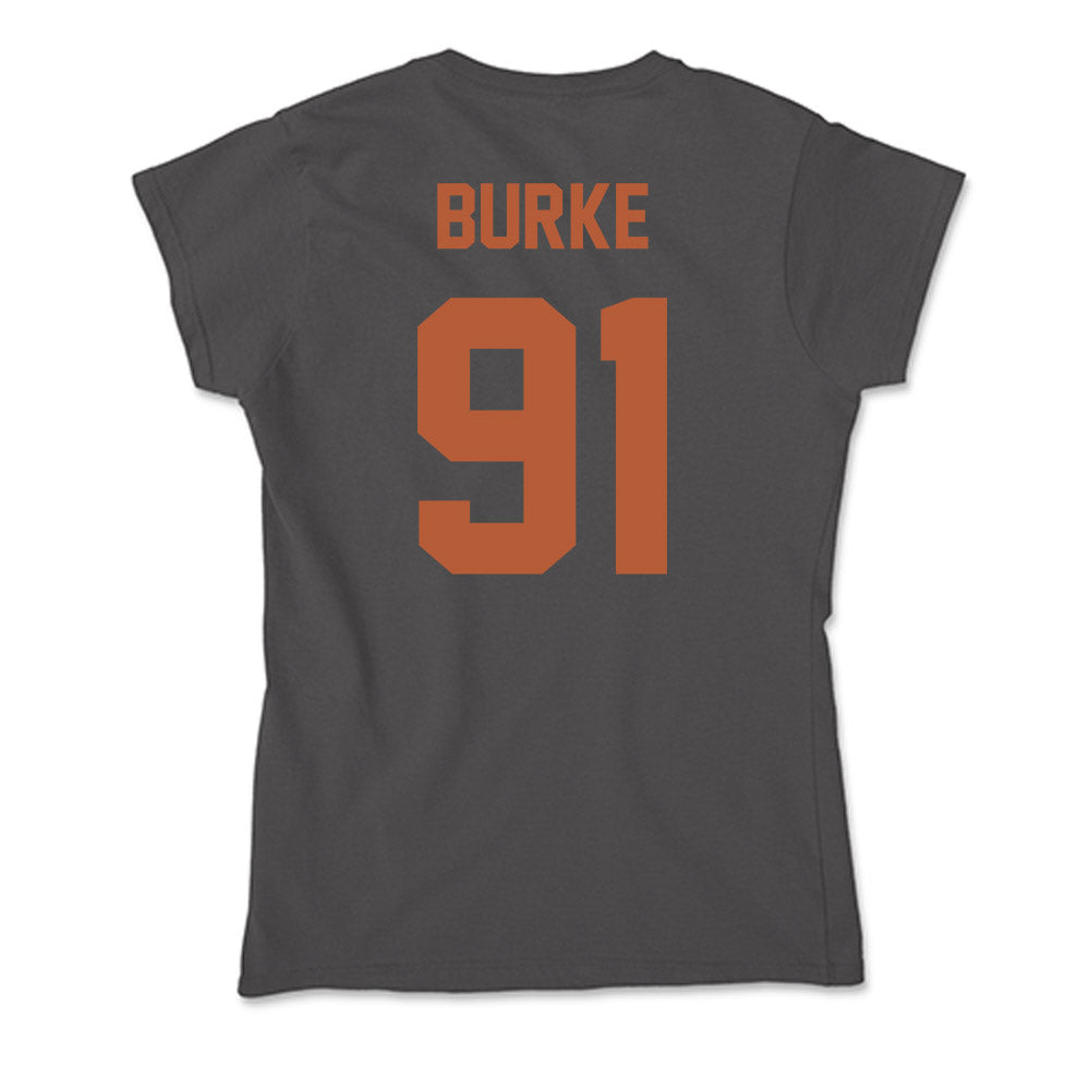 Texas - NCAA Football : Ethan Burke - Soft Style Women’s T-Shirt-1