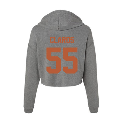 Texas - NCAA Women's Soccer : Sophia Claros - Women's Crop Fleece Hoodie-1