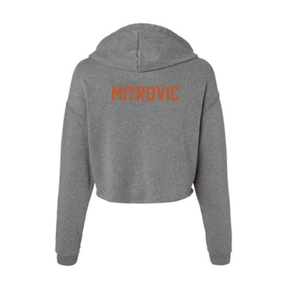 Texas - NCAA Women's Rowing : Melissa Mitrovic - Women's Crop Fleece Hoodie-1