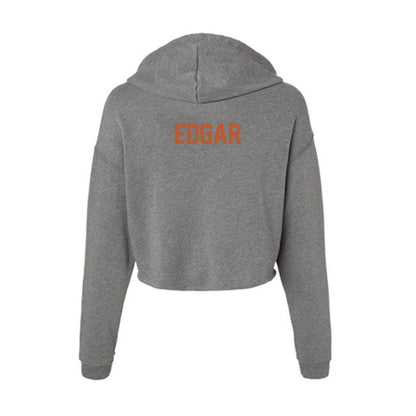 Texas - NCAA Women's Rowing : Grace Edgar - Women's Crop Fleece Hoodie-1