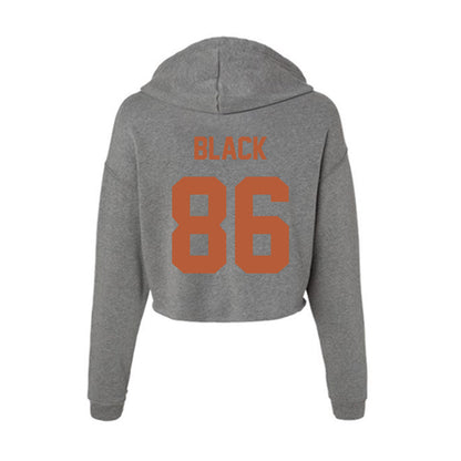 Texas - NCAA Football : Dorian Black - Women's Crop Fleece Hoodie-1