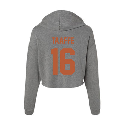 Texas - NCAA Football : Michael Taaffe - Women's Crop Fleece Hoodie-1