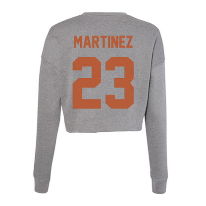 Texas - NCAA Softball : Viviana Martinez - Women's Cropped Crew Fleece-1