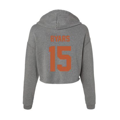 Texas - NCAA Women's Soccer : Trinity Byars - Women's Crop Fleece Hoodie-1