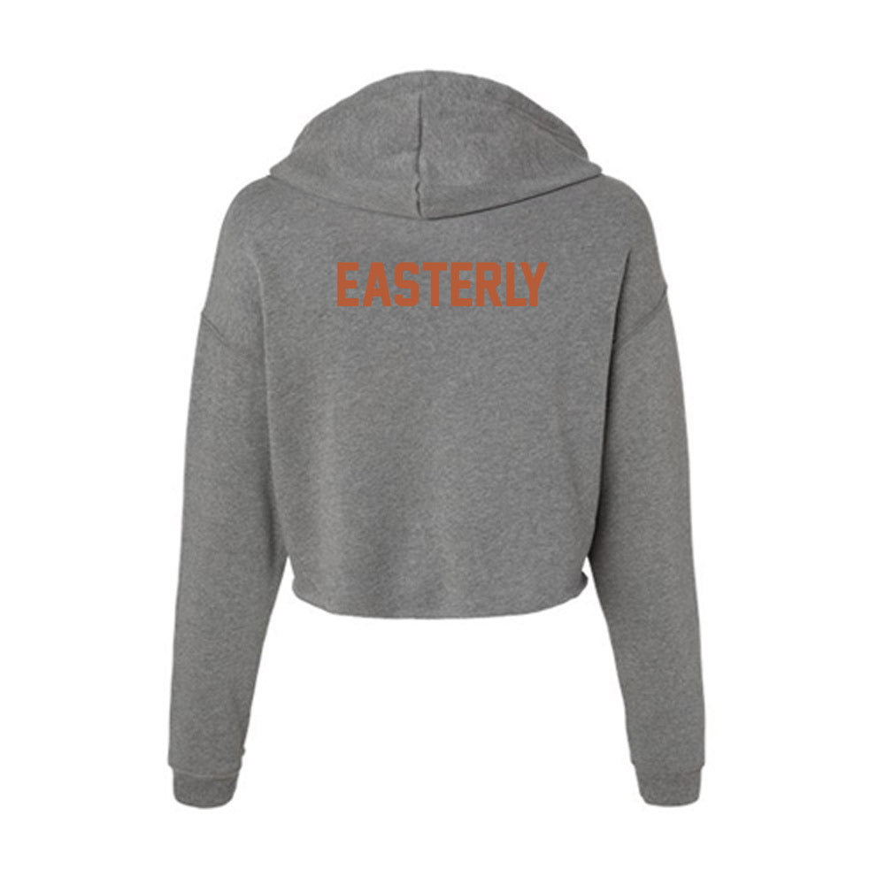 Texas - NCAA Women's Rowing : Hailey Easterly - Women's Crop Fleece Hoodie-1