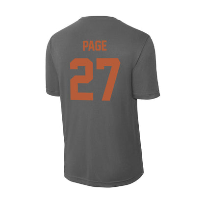 Texas - NCAA Football : Colin Page - Activewear T-shirt