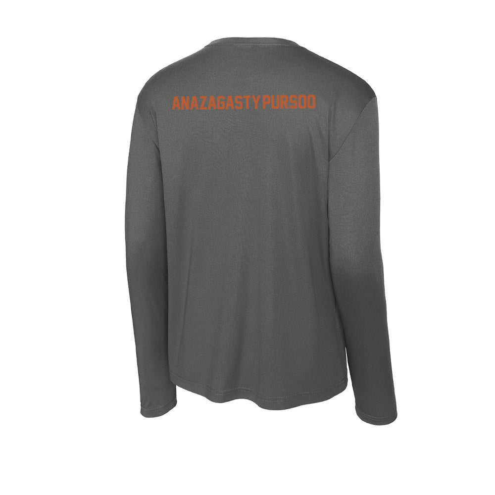 Texas - NCAA Women's Tennis : Ariana Anazagasty-Pursoo - Activewear Long Sleeve T-Shirt-1