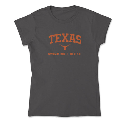 Texas - NCAA Men's Swimming & Diving : Alex Zettle - Soft Style Women’s T-Shirt-0