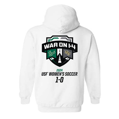 USF - NCAA Women's Soccer : WAR On 1-4 Hooded Sweatshirt