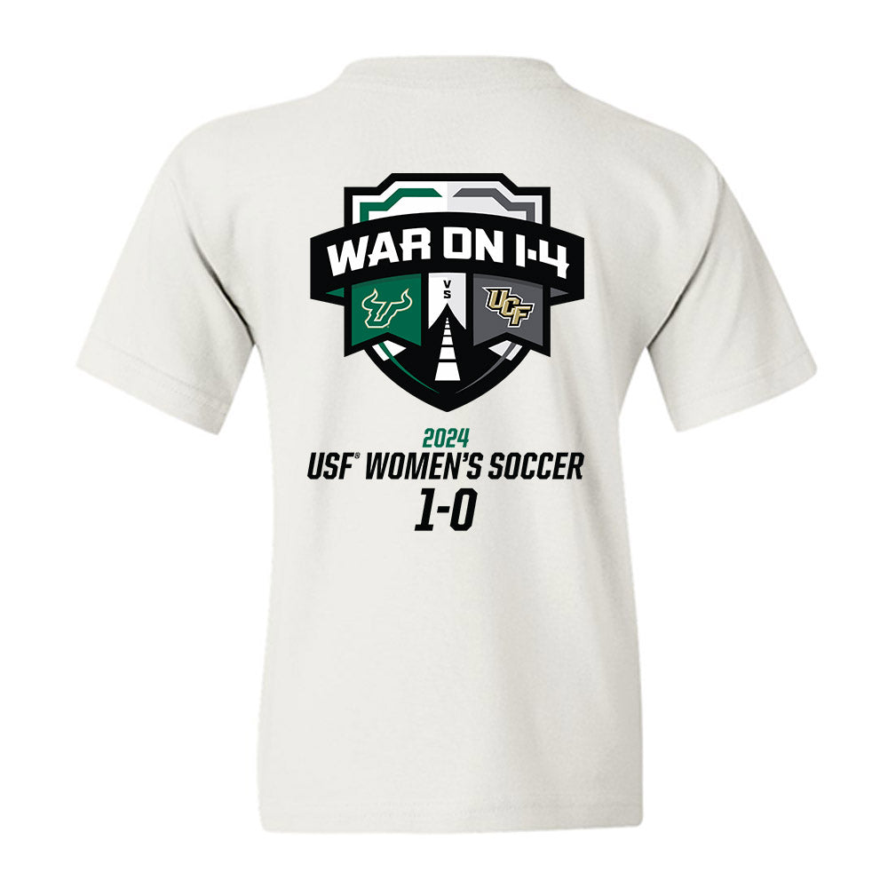 USF - NCAA Women's Soccer : WAR On 1-4 Youth T-Shirt