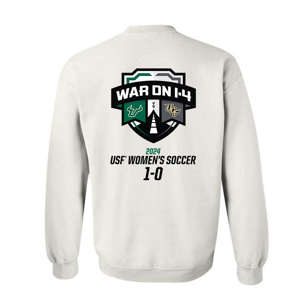 USF - NCAA Women's Soccer : WAR On 1-4 Crewneck Sweatshirt