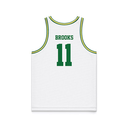 KYSU - NCAA Men's Basketball : Tyson Brooks - White Basketball Jersey-1