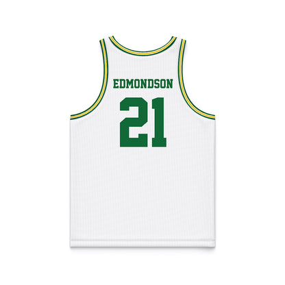 KYSU - NCAA Men's Basketball : Justin Edmondson - White Basketball Jersey-1