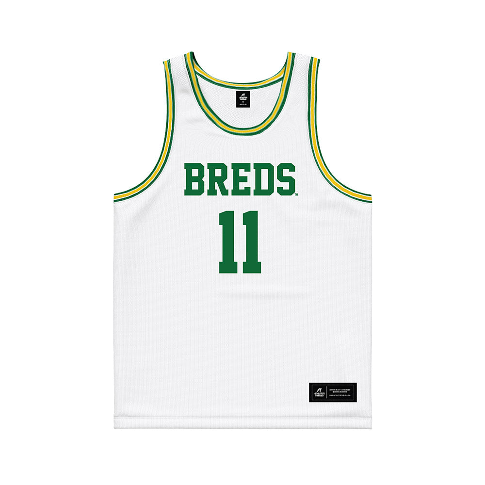 KYSU - NCAA Men's Basketball : Tyson Brooks - White Basketball Jersey-0