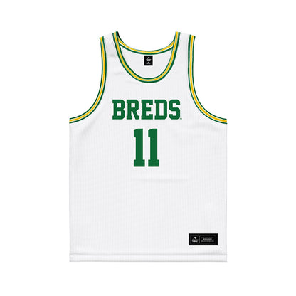 KYSU - NCAA Men's Basketball : Tyson Brooks - White Basketball Jersey-0