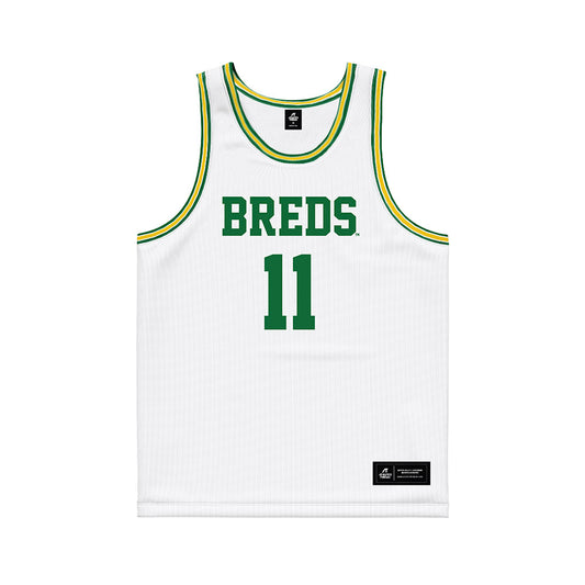 KYSU - NCAA Men's Basketball : Tyson Brooks - White Basketball Jersey-0