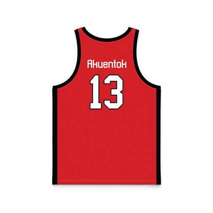 Texas Tech - NCAA Men's Basketball : Marial Akuentok - Basketball Jersey-1