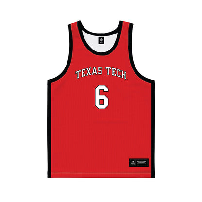 Texas Tech - NCAA Men's Basketball : Leon Horner - Basketball Jersey