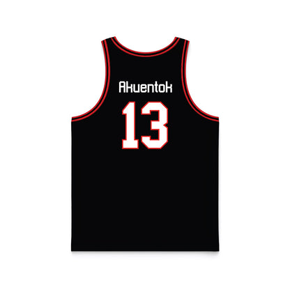 Texas Tech - NCAA Men's Basketball : Marial Akuentok - Basketball Jersey-1