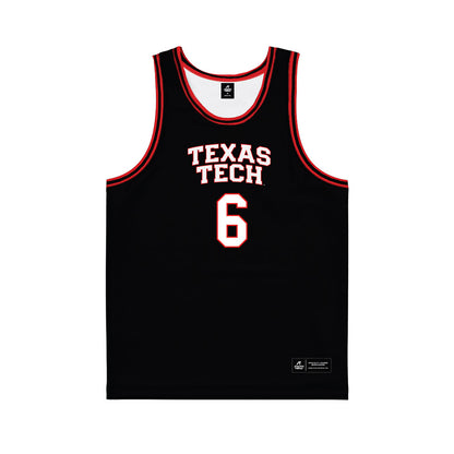 Texas Tech - NCAA Men's Basketball : Leon Horner - Basketball Jersey