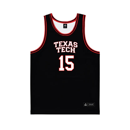 Texas Tech - NCAA Men's Basketball : JT Toppin - Basketball Jersey-0