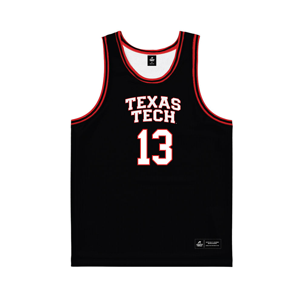 Texas Tech - NCAA Men's Basketball : Marial Akuentok - Basketball Jersey-0