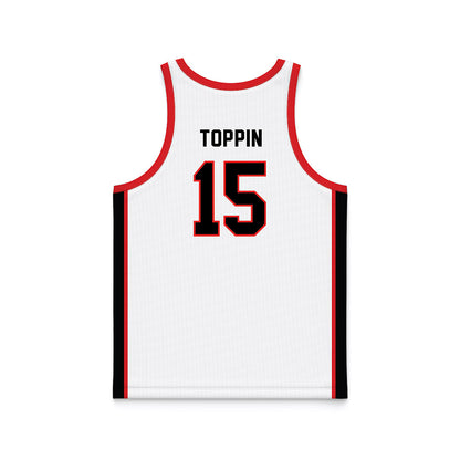 Texas Tech - NCAA Men's Basketball : JT Toppin - Basketball Jersey-1