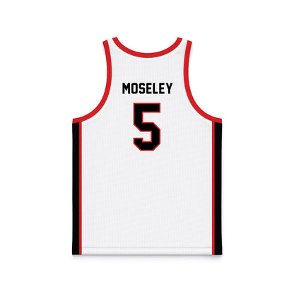 Texas Tech - NCAA Men's Basketball : Josiah Moseley - Basketball Jersey-1
