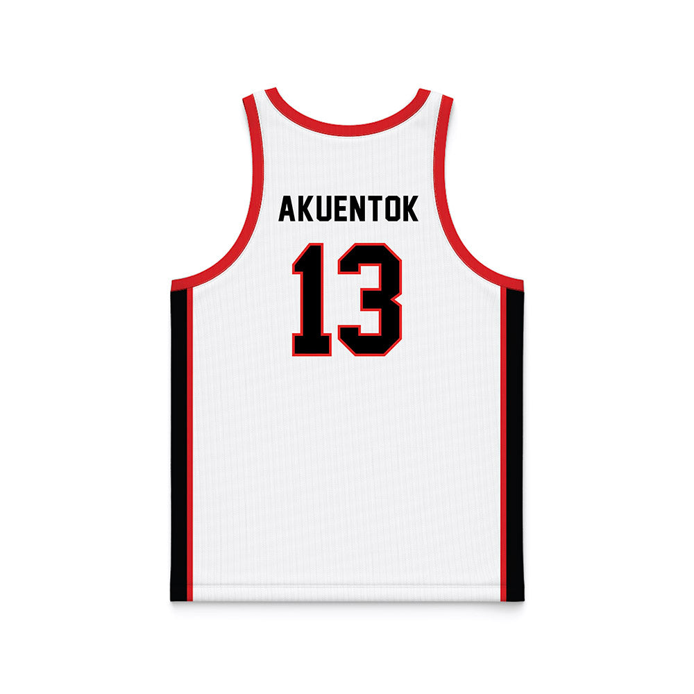 Texas Tech - NCAA Men's Basketball : Marial Akuentok - Basketball Jersey-1