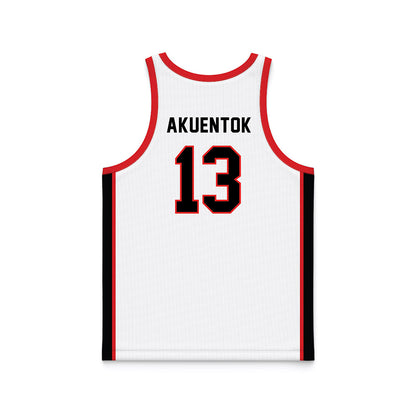 Texas Tech - NCAA Men's Basketball : Marial Akuentok - Basketball Jersey-1