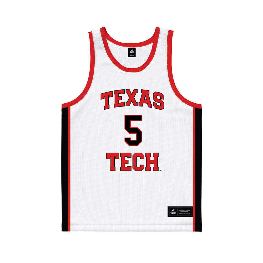 Texas Tech - NCAA Men's Basketball : Josiah Moseley - Basketball Jersey-0