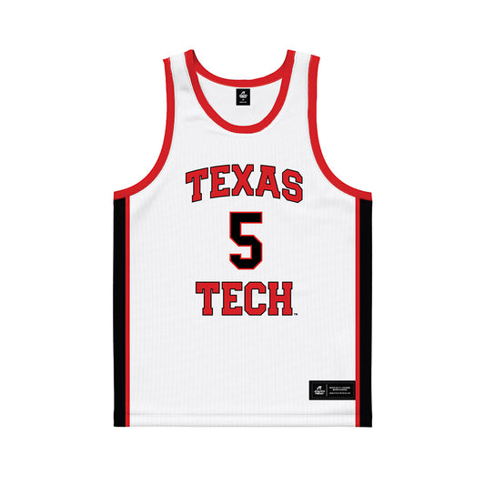Texas Tech - NCAA Men's Basketball : Josiah Moseley - Basketball Jersey-0