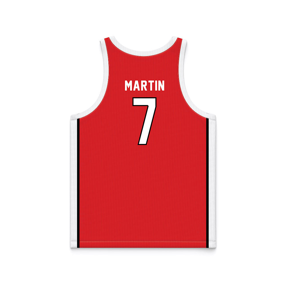 Texas Tech - NCAA Women's Basketball : Kalysta Martin - Basketball Jersey-1