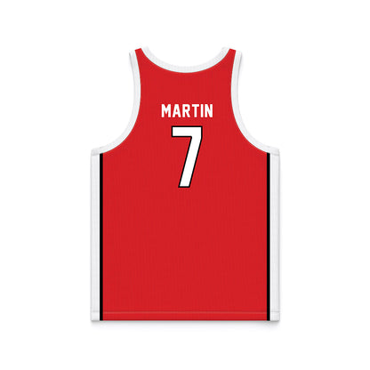 Texas Tech - NCAA Women's Basketball : Kalysta Martin - Basketball Jersey-1