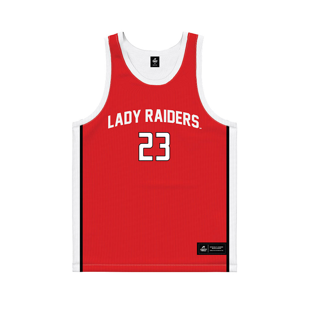 Texas Tech - NCAA Women's Basketball : Jada Malone - Basketball Jersey-0
