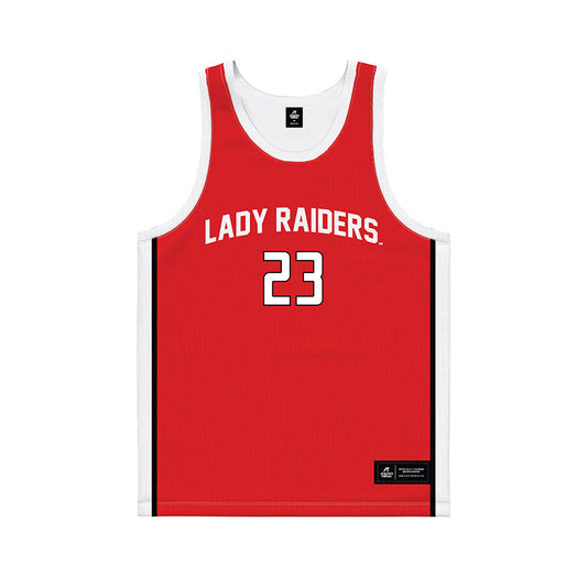 Texas Tech - NCAA Women's Basketball : Jada Malone - Basketball Jersey-0