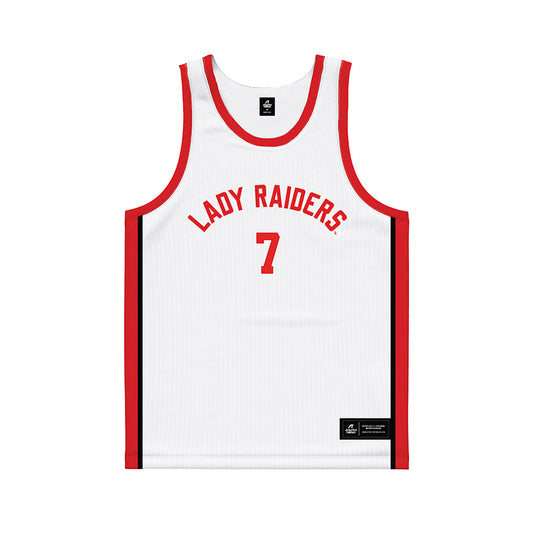 Texas Tech - NCAA Women's Basketball : Kalysta Martin - Basketball Jersey-0