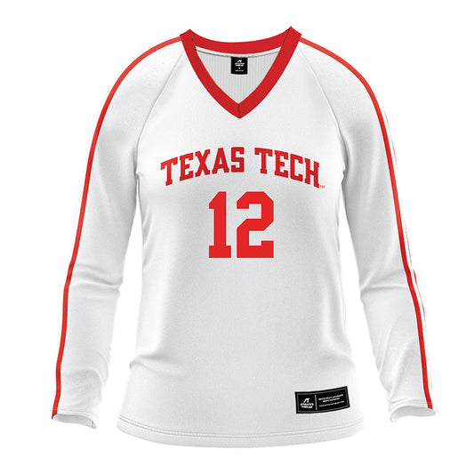 Texas Tech - NCAA Women's Volleyball : Kallista Jioshvili ravva - Volleyball Jersey-0