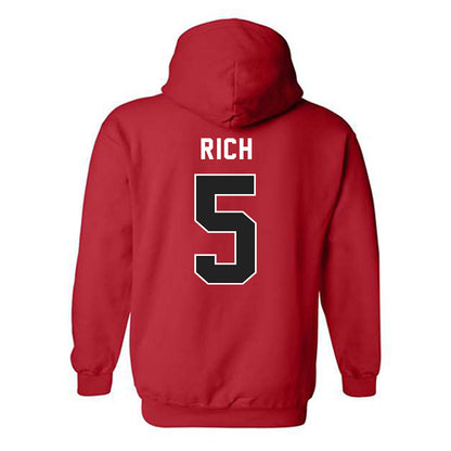 NWOSU - NCAA Women's Basketball : Mattie Rich - Classic Shersey Hooded Sweatshirt-1