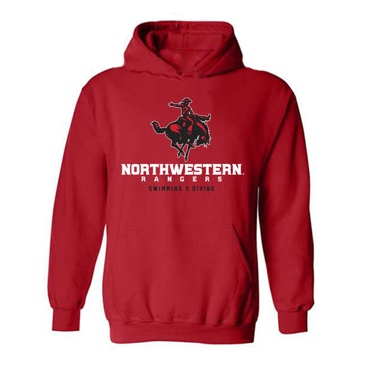 NWOSU - NCAA Men's Swimming & Diving : Zach Thomas - Classic Shersey Hooded Sweatshirt-0