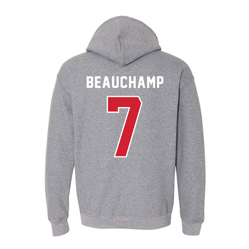 NWOSU - NCAA Football : Luke Beauchamp - Classic Shersey Hooded Sweatshirt-1