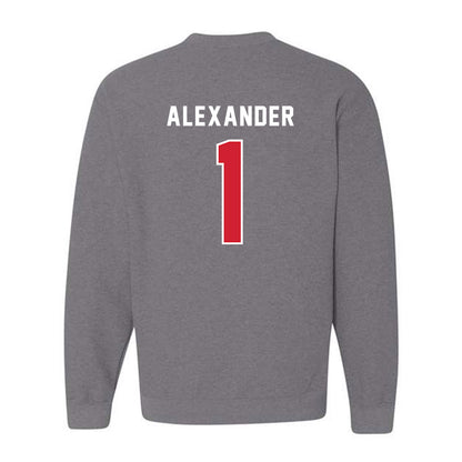 NWOSU - NCAA Men's Basketball : Max Alexander - Classic Shersey Crewneck Sweatshirt-1