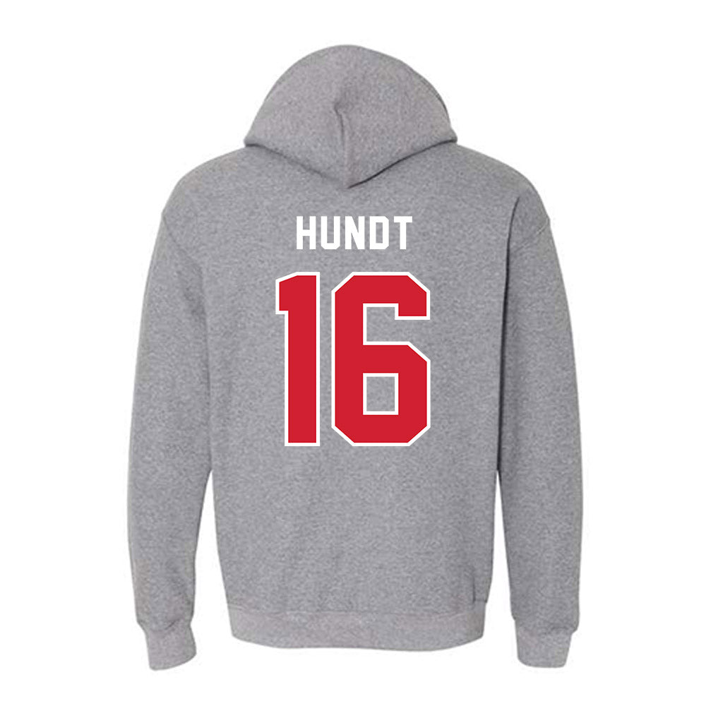 NWOSU - NCAA Women's Soccer : Madalyn Hundt - Classic Shersey Hooded Sweatshirt-1