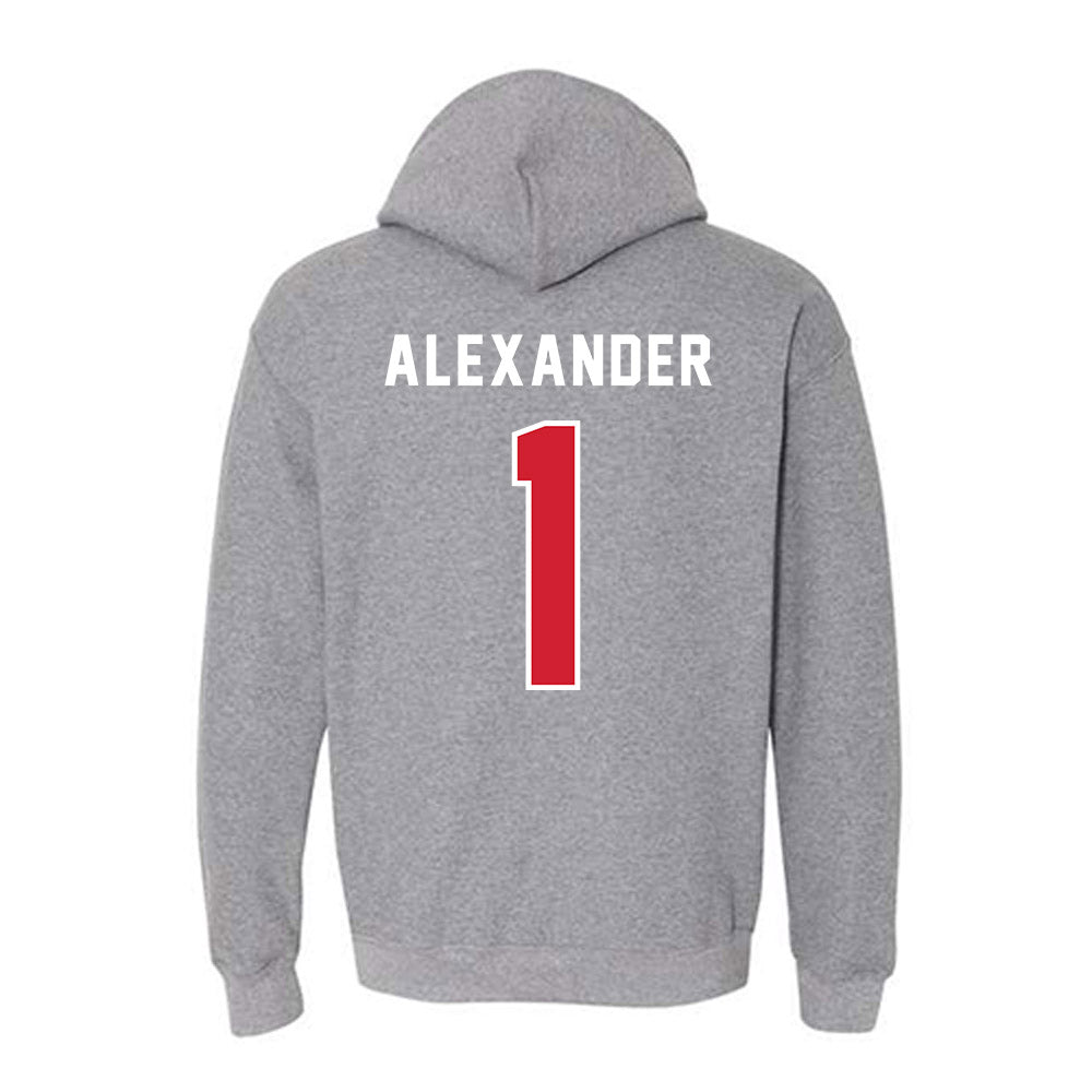 NWOSU - NCAA Men's Basketball : Max Alexander - Classic Shersey Hooded Sweatshirt-1