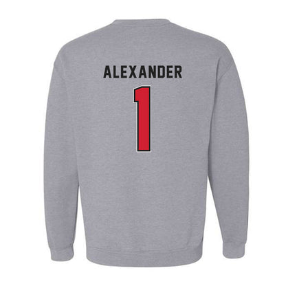 NWOSU - NCAA Men's Basketball : Max Alexander - Classic Shersey Crewneck Sweatshirt-1