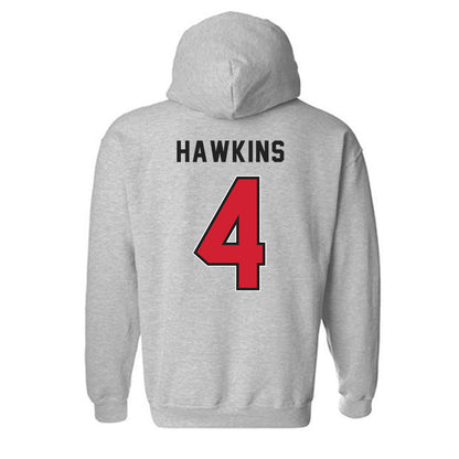 NWOSU - NCAA Men's Basketball : Mikey Hawkins - Classic Shersey Hooded Sweatshirt-1