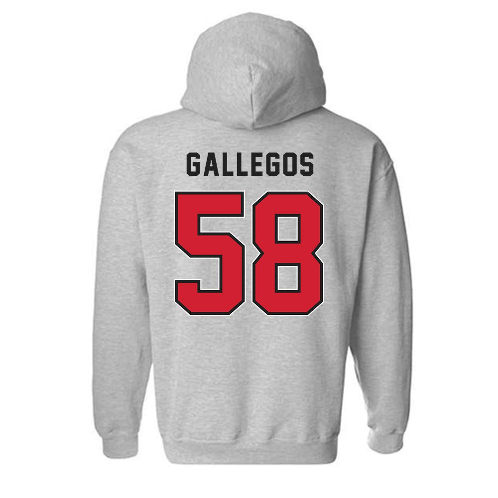 NWOSU - NCAA Football : Ivan Gallegos - Classic Shersey Hooded Sweatshirt-1