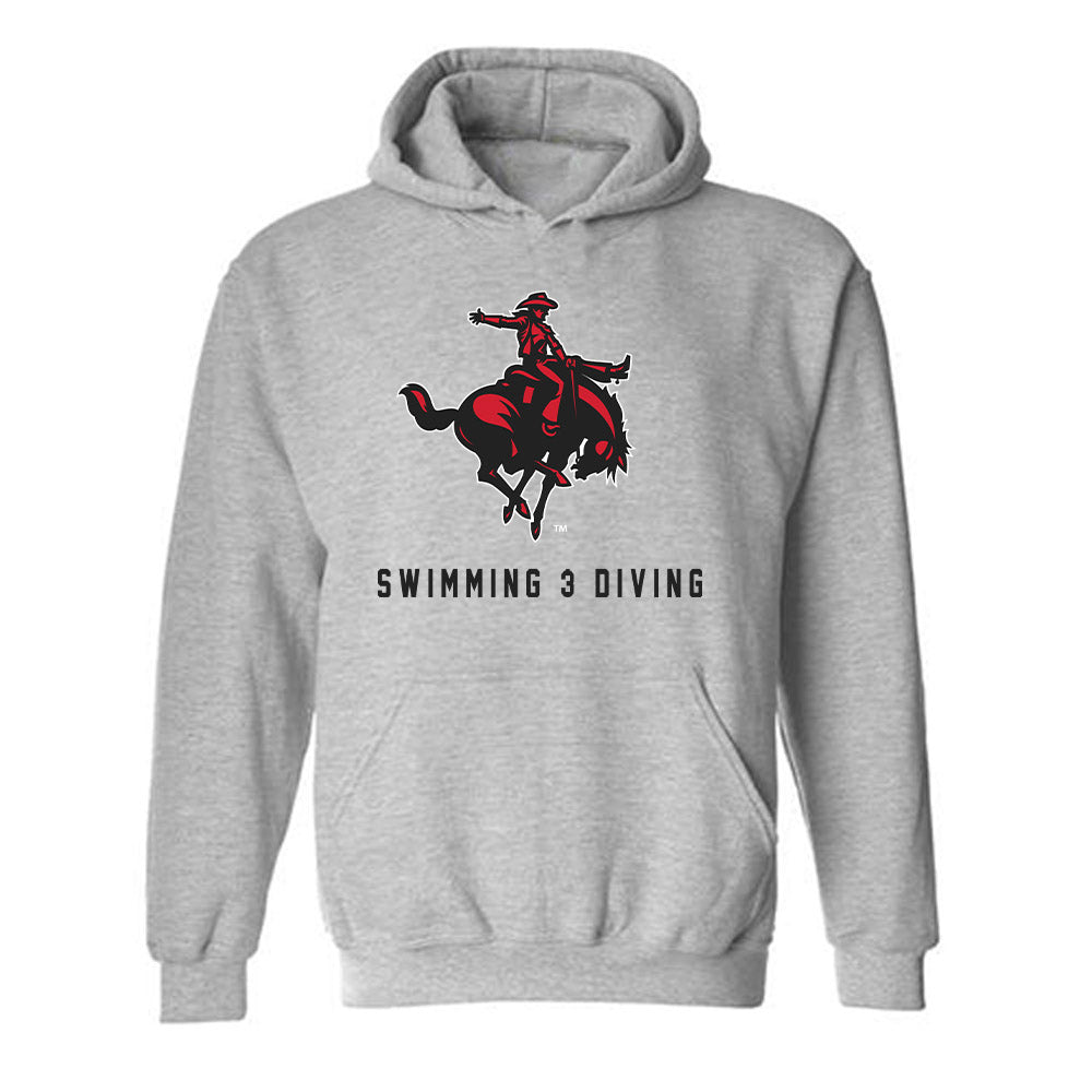 NWOSU - NCAA Men's Swimming & Diving : Zach Thomas - Classic Shersey Hooded Sweatshirt-0