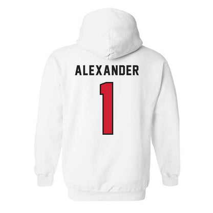 NWOSU - NCAA Men's Basketball : Max Alexander - Classic Shersey Hooded Sweatshirt-1